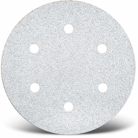 White Disques abrasifs auto-agrippants, 225 mm, 10 trous, Grain