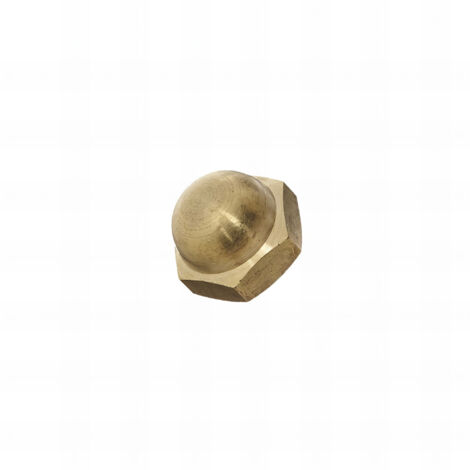 25 Ecrous borgnes DIN1587 Laiton mm - Diamètre 6 mm mm