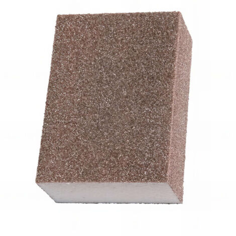 25 éponges à poncer 4 Faces 70 x 100 x 25 mm Gr 180 Très Fin - 10998036 - Sidamo