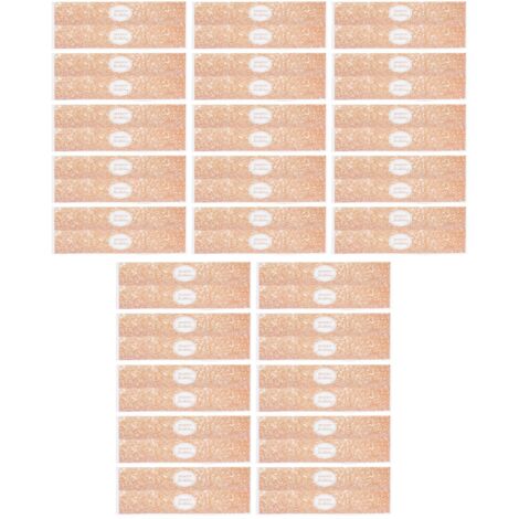 25 Étiquettes Personnalisées pour Bouteille d'Eau, Doré Rose Brillant, Thème Anniversaire, Résistantes à l'Eau