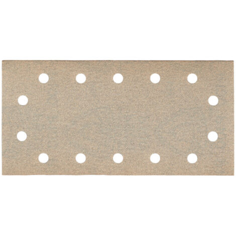 25 feuilles abrasives auto-agrippantes 115 x 230 mm, P 80, série « professional », pour peinture, vernis, mastic, pour ponceuse vibrante metabo 25 pièces