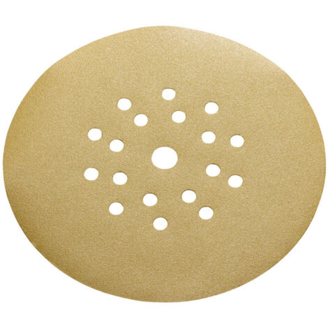 25 feuilles abrasives auto-agrippantes 225 mm, P 80, série « professional » pour enduits, peintures et vernis, pour ponceuse à bras metabo 25 pièces