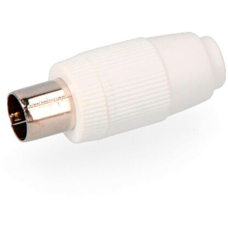 25 Fiche Tv Droite 9,5mm Rétractable Edm