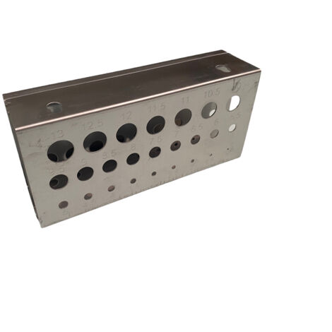 25 FORI PORTA PUNTE UTENSILI SCATOLA SUPPORTO PUNTA DA TRAPANO FRESA CONDOR