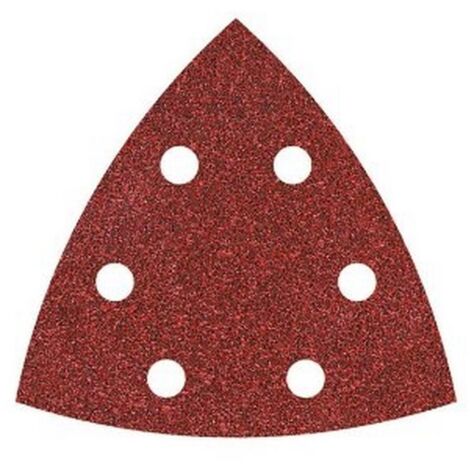 25 hojas de lijar adhesivas para multilijadoras 95mm Wolfcraft Grano 80