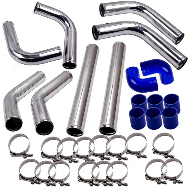 Image of 2.5" Intercooler Pipe Kit Universal Ladeluftkühler 45/75/90 Grad Rohr Kit