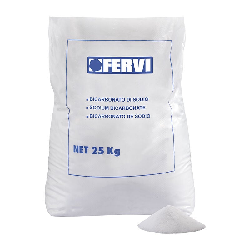 Fervi - 25 kg bicarbonate de sodium sableuse sablage grain 50 ÷ 70 0310B