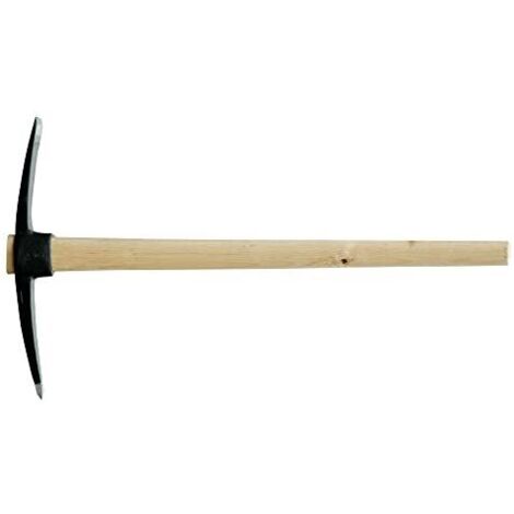 2,5 KG BOUTONS PIOCHE HOUE TALON PLAT 2500G PLAT AVEC MANCHE EN BOIS YATO 32900