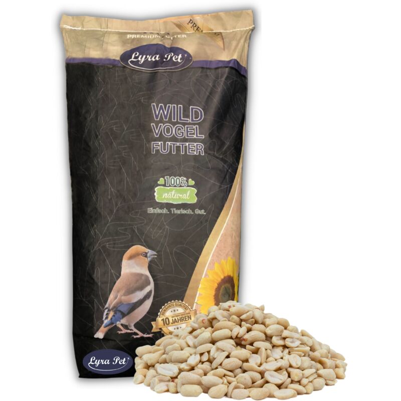 Lyra Pet - 25 kg de noyaux de cacahuètes ®, à moitié blanchis