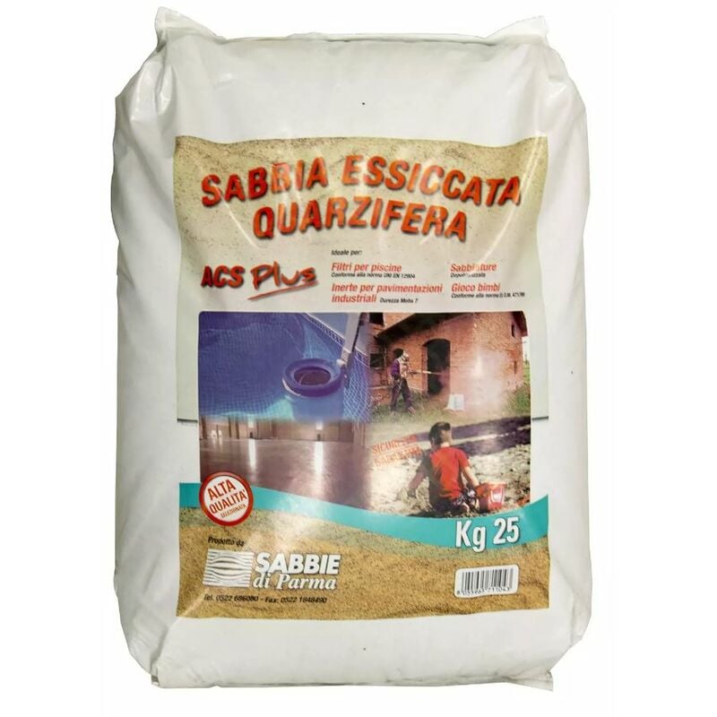 25 kg de sable de quartz sA chA pour sableuses Pompes de filtre a sable pour piscines de quartz