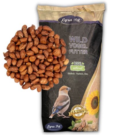 25 kg Lyra Pet® Erdnusskerne mit Haut Neue Ernte