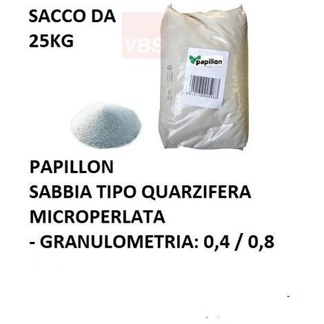 25 Kg Sabbia Di Quarzo Best Microperlata Extrapura Per Filtro Filtri Piscina