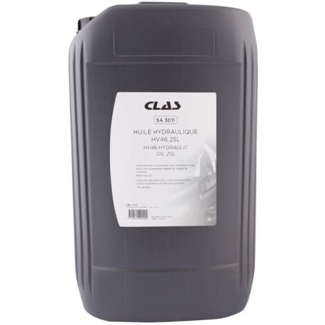 25 litres d'huile hydraulique HV46 (spécial ponts élévateurs) - SA 3011 - CLAS Equipements