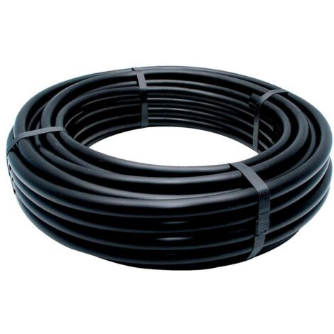 25 m Rolle schwarzes Tropfrohr 16 mm Blue Bird