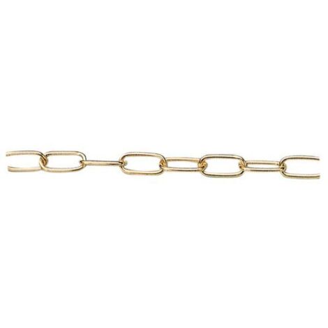 25 mtl catena genovese in acciaio nichelato tondo gr 14   2,2 mm fune