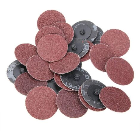 25 Pack 2" Quick Change Discs for Rotary Tool and Surface Blending (60 Grit)