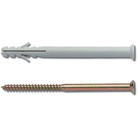 25 pcs APR V fischer Elematic chevilles avec vis A  tA te plate 8x120 mm