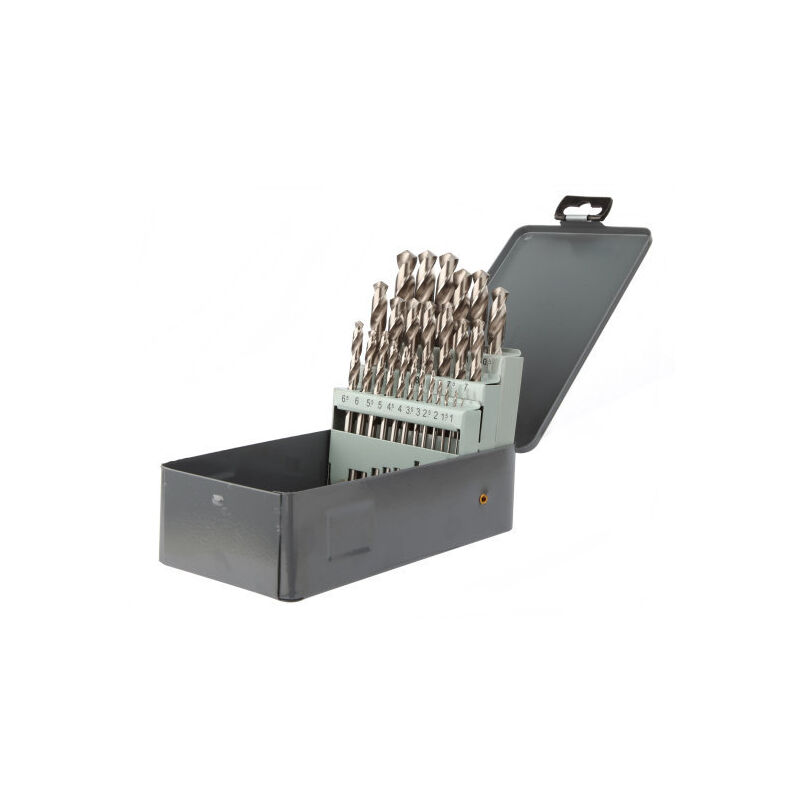 Diager - 25 pezzi set di mole hss pro Ø1 a 13