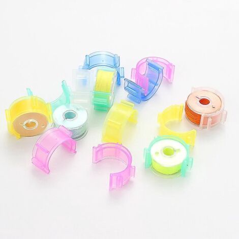 25 Pices Clips De Support De Canette, Outil De Prvention D'emmlement De De Fil Broder Pour Quilting De Broderie, Couleur Mixte