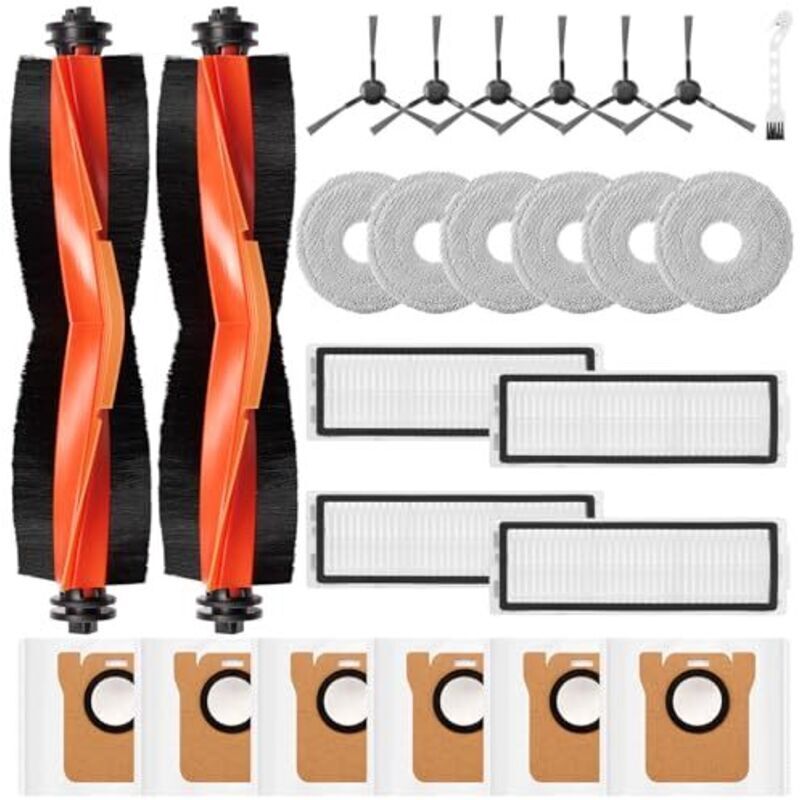25-piece accessory kit for Xiaomi X20 Max / X20 Pro robot vacuum cleaners