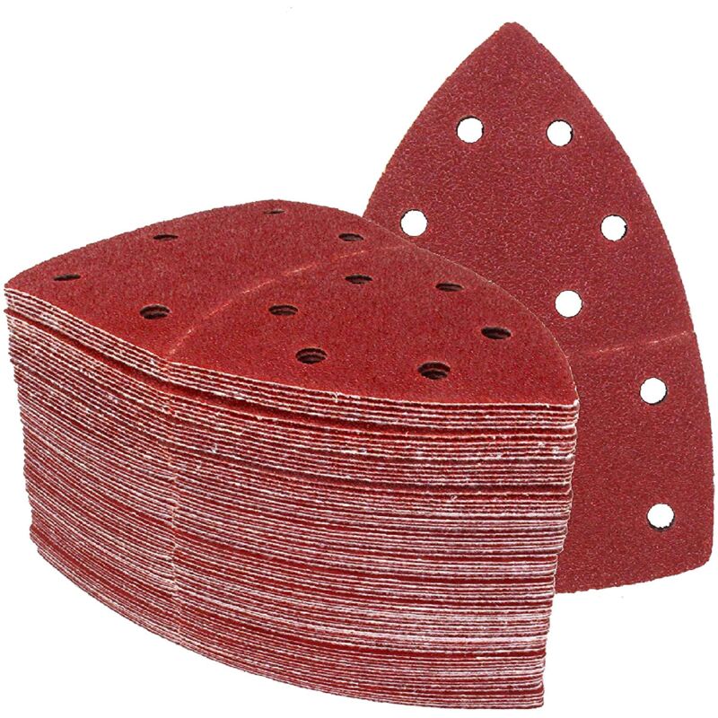 25 pieces │ 11 holes │ 105 x 152 mm │ grain 60 │ for multiple sanders │ sanding sheets │ sandpaper