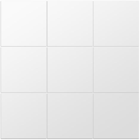 25 pièces Autocollants Miroir Carrés 15cm pour Décoration Murale 3D DIY