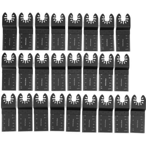 25 Pièces Lames de Scie en Acier au Carbone pour Bois, Accessoire de Menuiserie Multifonction 34mm