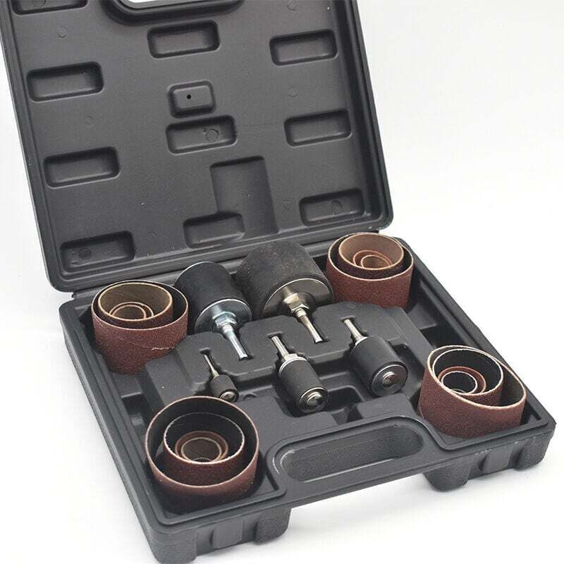 25 pieces of sanding sleeves, sanding rollers, sandpaper, sanding bits for sanders