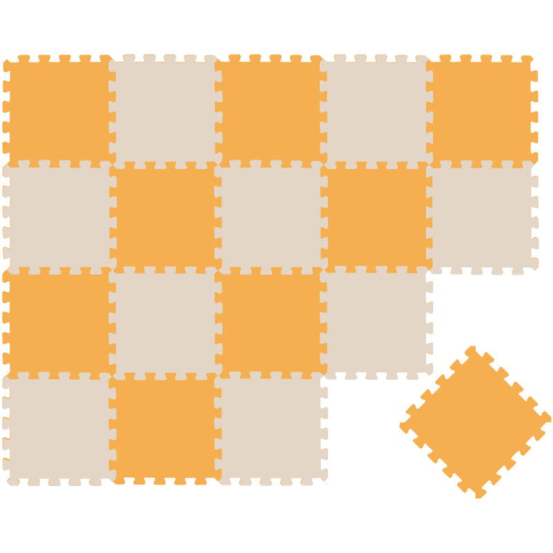 

25 Piezas Alfombra Puzzle para Bebés y Niños - 30x30 Suelo Goma EVA Tapete Juego