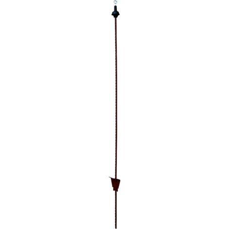 25 Piquets acier ovale à ressorts 105 cm HORIZONT