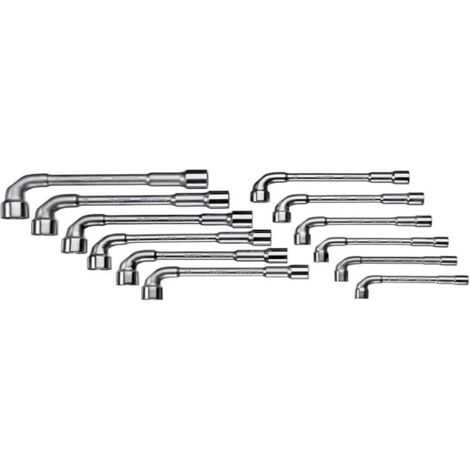 25 PK-012 Set di chiavi a tubo doppie 12 pezzi 8-19 mm