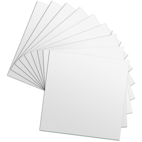 25 quadratische Spiegelaufkleber (15 cm) für 3D-Wanddekoration, Klebeaufkleber für DIY-Projekte und Badezimmer