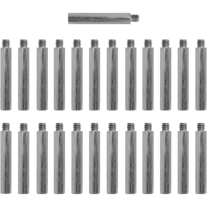 RAM - 25 rallonges 40 mm pattes à vis, filetage 7 x 150 mm