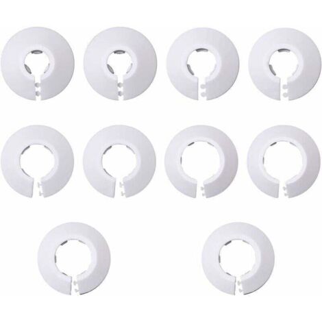 25 rosetas simples para radiador, tapas para tubos de radiador y tapas para orificios de pared/suelo (12/16/20/25/32 mm)