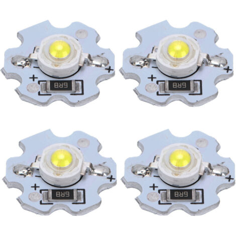 25 Stück Hochleistungs-LEDs (1 W, 200 lm), 5-V-Chips, reinweiß (6000–6500 K) für DIY-Beleuchtungsprojekte