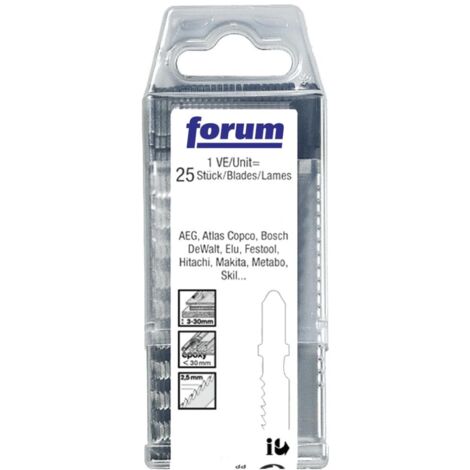 25 Stück Stichsägeblätter fein für weiches Holz T 101 B FORUM
