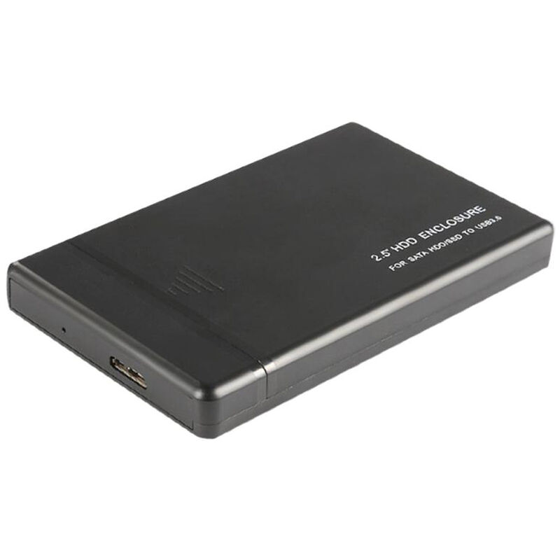 

2.5 'USB3.0 SATA3.0 Unidad de disco duro HDD Caja de caja de disco duro externa Herramienta gratuita Soporte de 6 Gbps, Negro