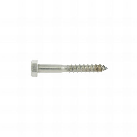 25 Vis Bois tête hexagonale DIN571 inox A2 - diamètre 8 mm - Diamètre 8 mm