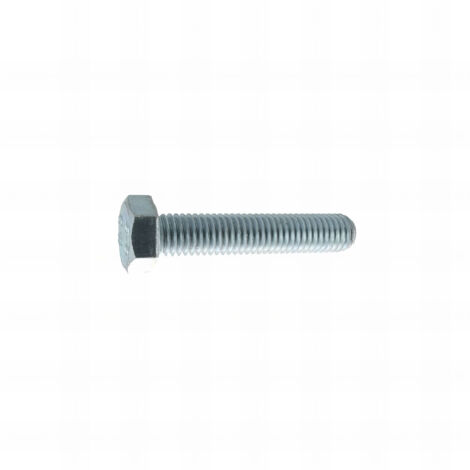 25 Vis métaux tête hexagonale filetage total DIN933 acier zingués blanc 8/8 - diamètre 8 mm - Longueur 35 mm mm
