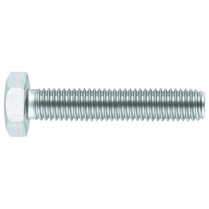 Vis métrique - Tête hexagonale - Filetage total DIN-933 - Zingué M5 x 50 - Boite de 250