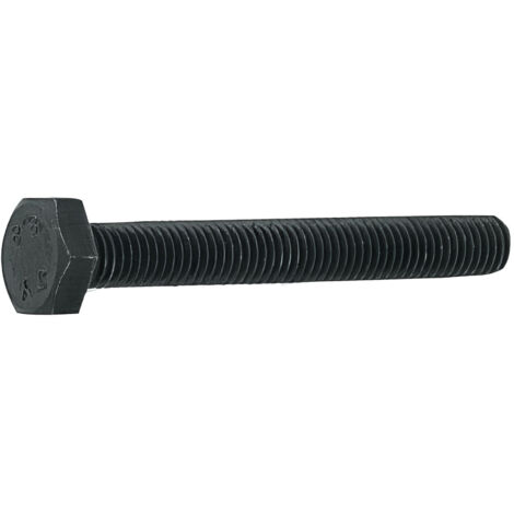 25 vis tête hexagonale 10.9 filetage total pas fin brut 10.0 x 1.25 x 50 mm