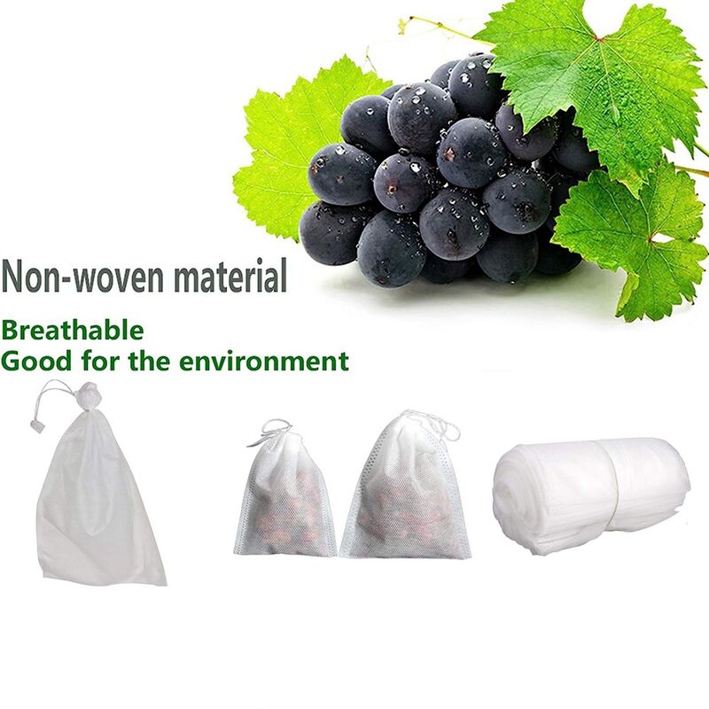 25 x 30 cm Sac Protection Pour Fruits,50 Pièces Sachet Protection Raisin,Pour Protéger les Plantes, les Fruits