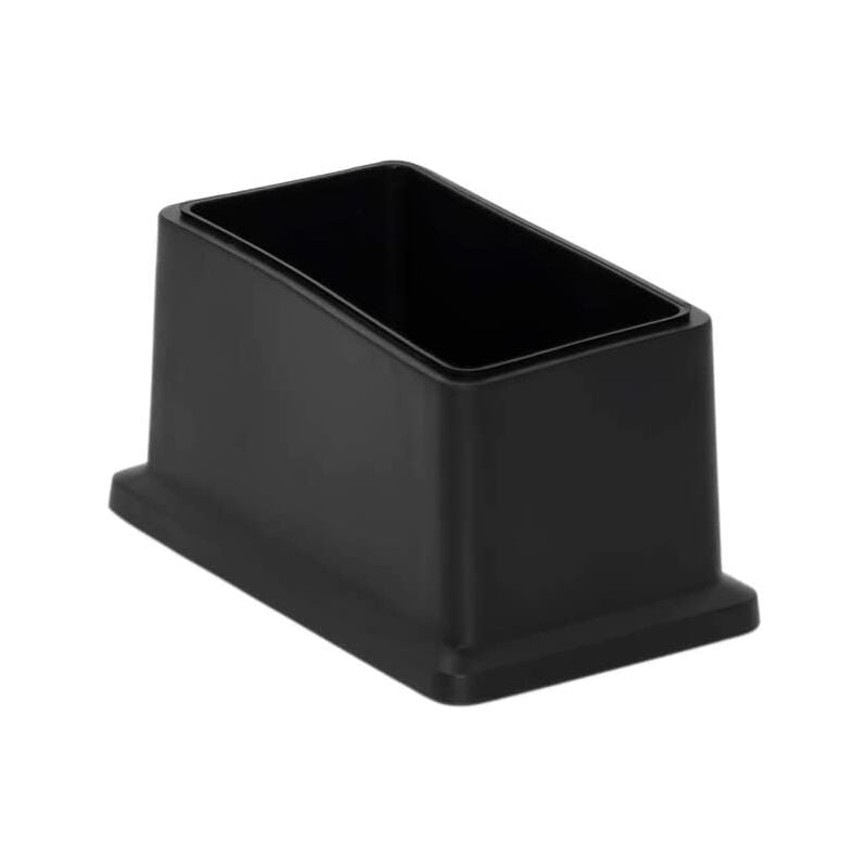 Aougo - 25 x 50 mm (1 x 2) Non-Marking pvc Rectangular Chair End Caps Set of 8