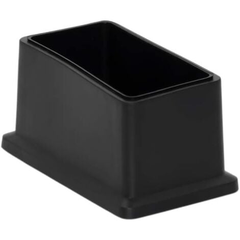 25 x 50 mm (1" x 2") Non-Marking PVC Rectangular Chair End Caps Set of 8