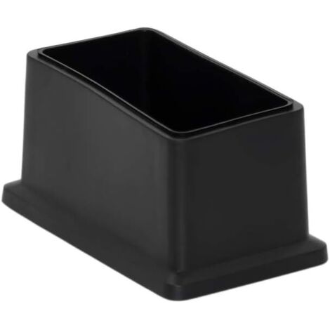 25 x 50 mm (1" x 2") Non-Marking PVC Rectangular Chair End Caps Set of 8