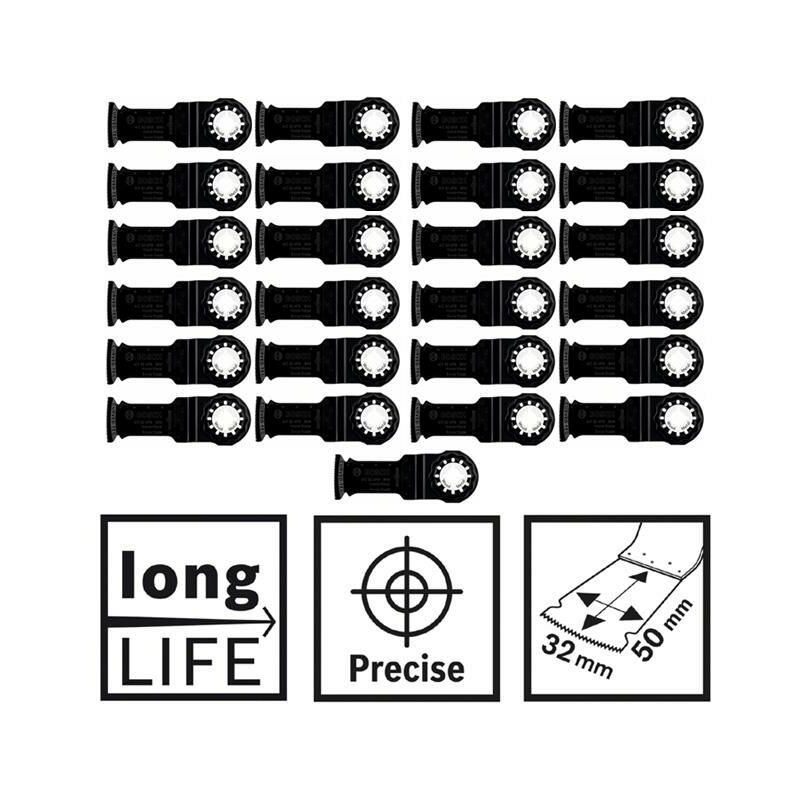 25 x Bosch PRO BIM Starlock Plunge Cut Saw Blade AIZ 32 APB Wood Metal 50mm 32mm