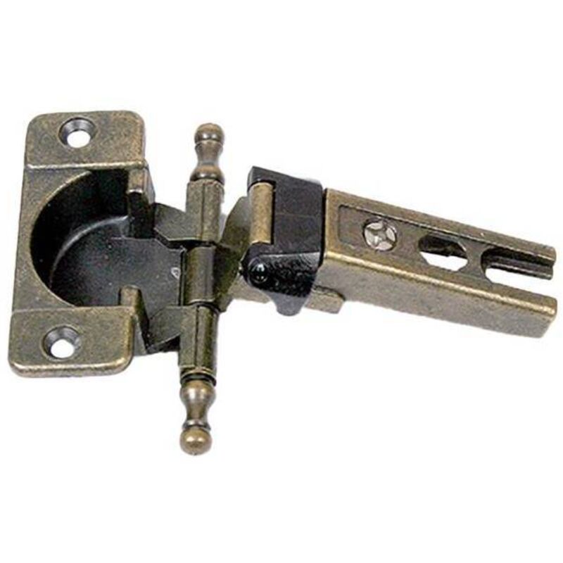 Marca - 25 x charnières pour l'art du mobilier. a0042 façade bronzée.