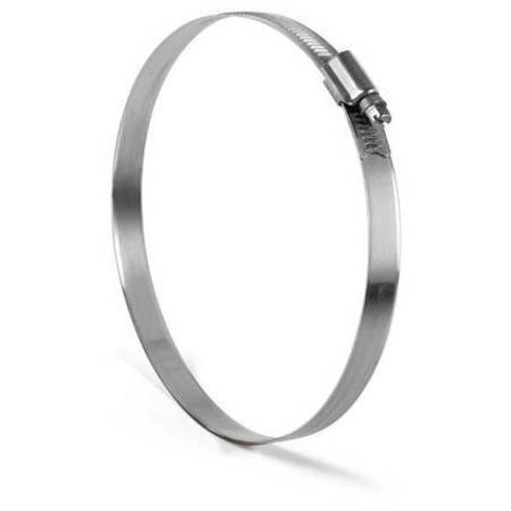 25 x FASCETTA STRINGITUBO  W4 AISI 304 BANDA 9 100/120 MM