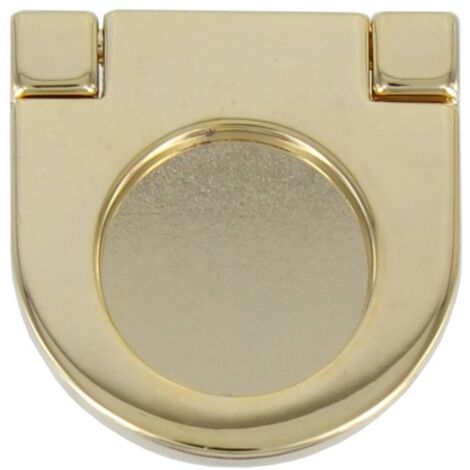 25 x MANIGLIA ZAMA E 3262 INCASSO 36X36 MM ORO LUC