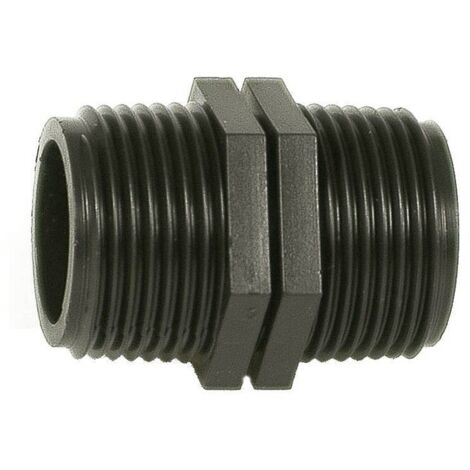 25 x RACCORDO POLIPROP NIPPLO 1X 1